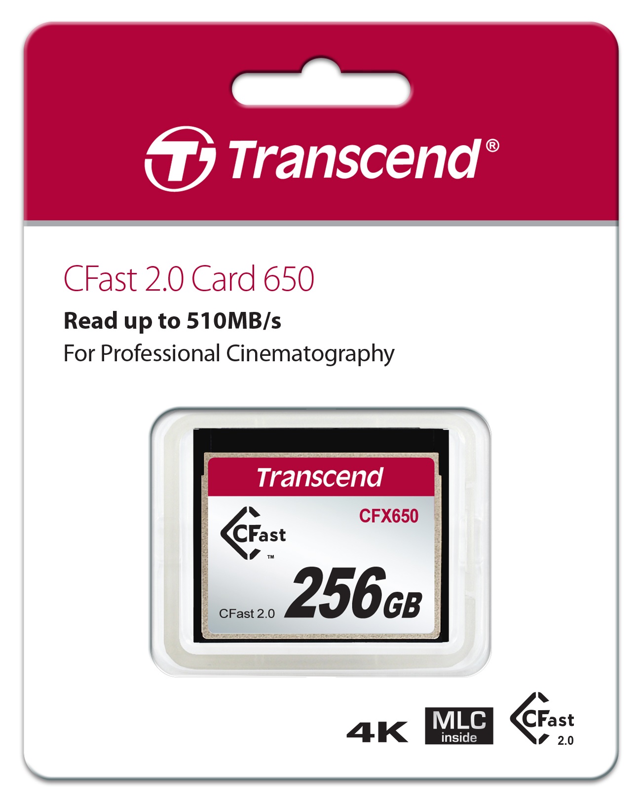 ■Transcend　TS256GCFX650 [256GB] 256GB Transcend CFast 2.0 CFX650 Memory Card