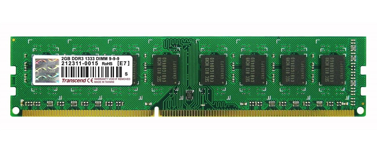 Laptop Memory 4g Ddr3 1333 Dimm Cl9 Transcend Transcend 2gb Ddr3