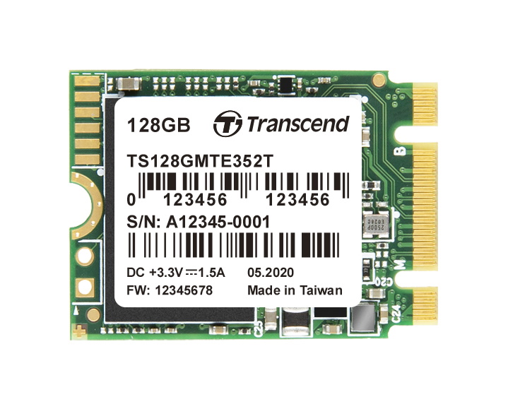 良品】Transcend SSD M.2 2242 256GB