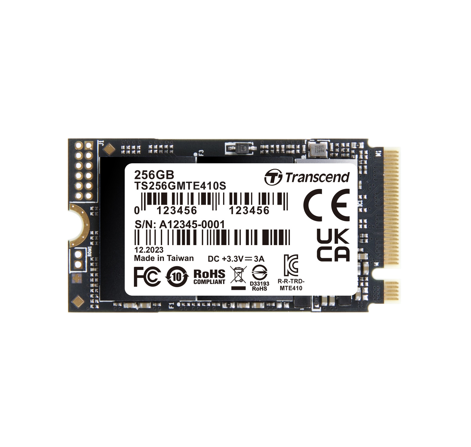 256GB Transcend 410S NVMe PCIe 4.0 M.2 2242 Gen4 x4 Internal SSD