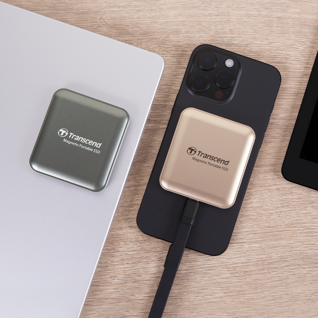 1TB Transcend ESD420 Portable Magnetic SSD USB 20Gbps Type-C