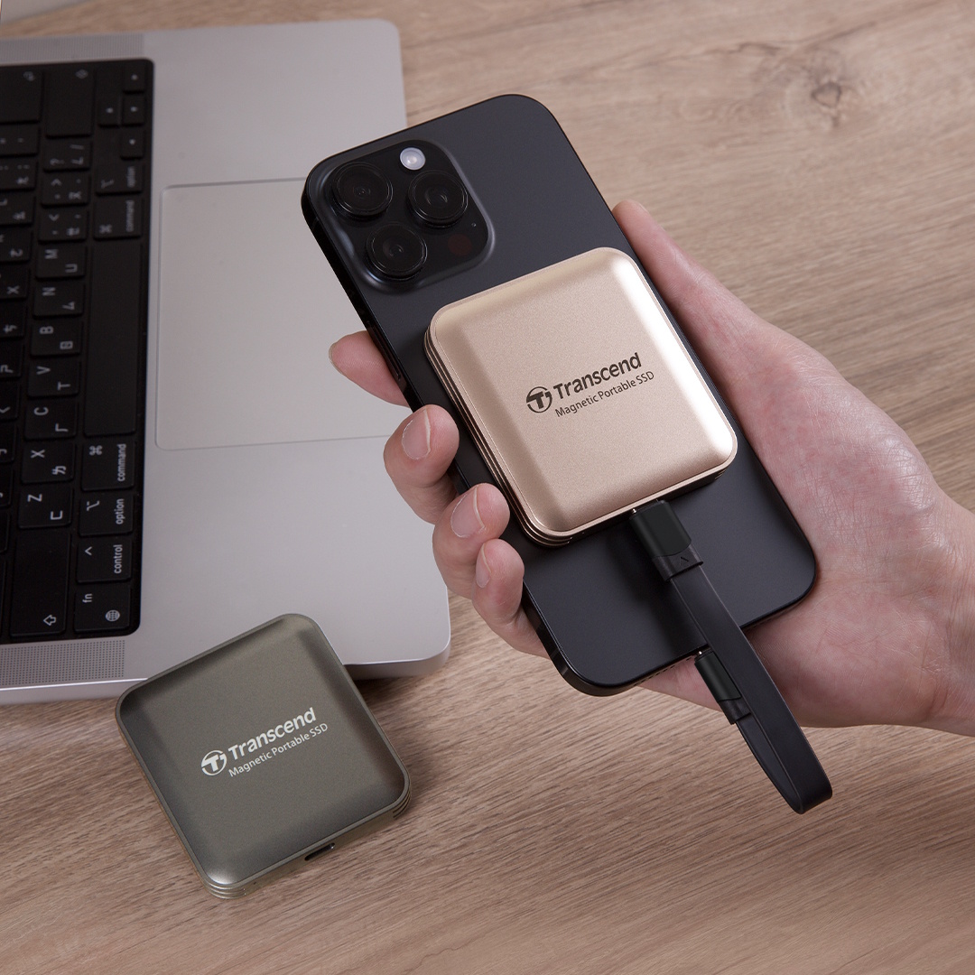 4TB Transcend ESD420 Portable Magnetic SSD USB 20Gbps Type-C