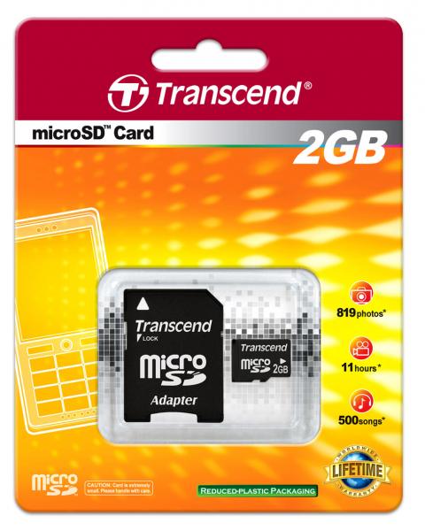 Cellet MicroSD 2GB Memory Card for Motorola ic402 Phone with SD Adapter.