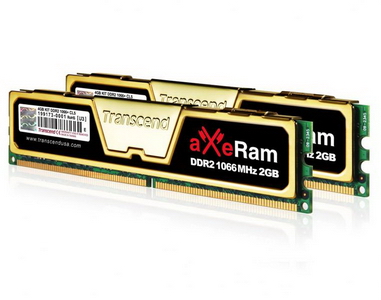 Dual Channel Ddr2 1066 Memory 4GB Transcend AXeRam DDR2