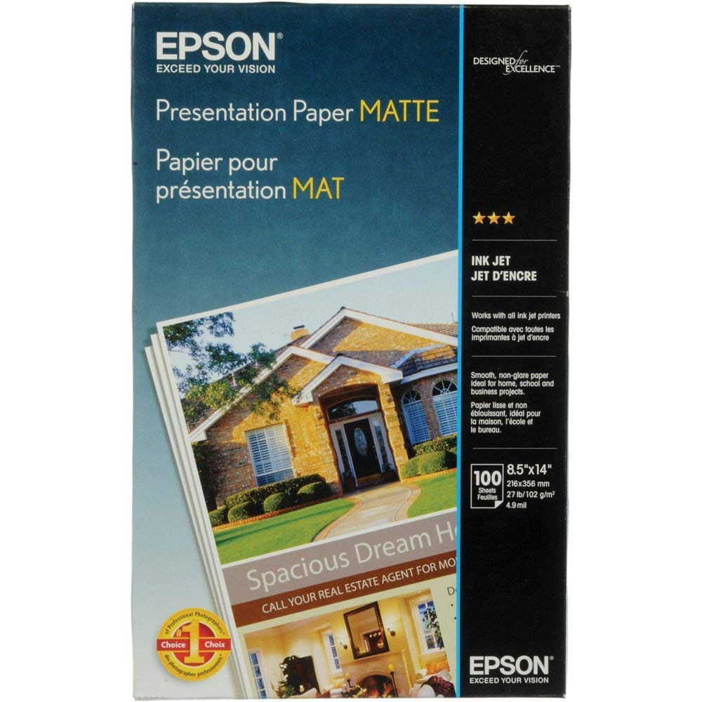 Epson Matte 11x17 Presentation Photo Paper 100 Sheets