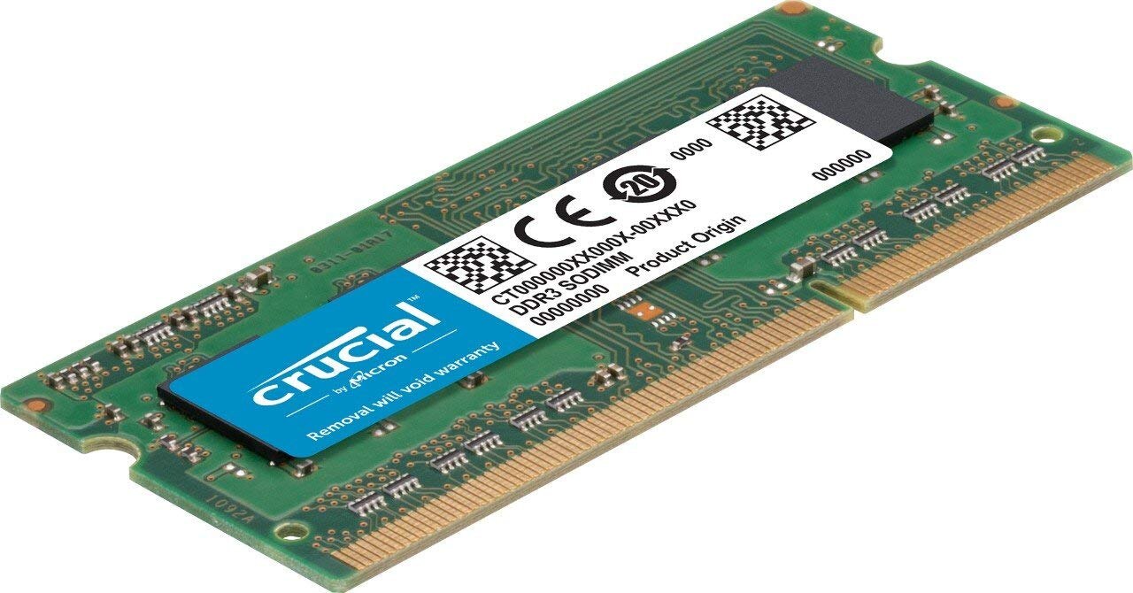 Crucial 4GB DDR3L-1600 SODIMM Memory for Mac CT4G3S160BJM