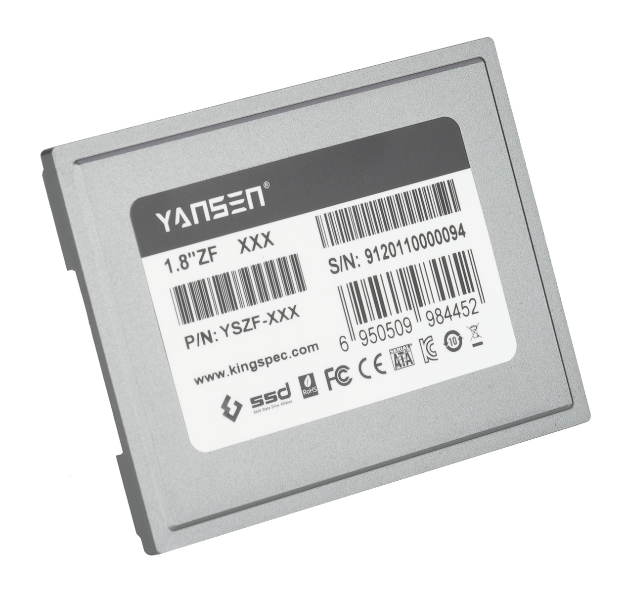 ジャンク 8個 AOLUSKA A6 1TB / 2.5インチ SSD 64GB Yansen 1.8-inch ZIF 40-pin SSD Solid State Disk Industrial-Grade