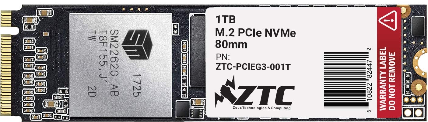 1TB ZTC M.2 NVMe PCIe 2280 80mm High-Endurance SSD Solid State Disk